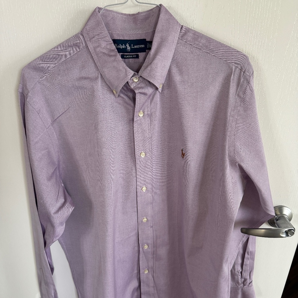 Polo Ralph Lauren Oxford-Style Dress Shirt: 16.5 x 34/35